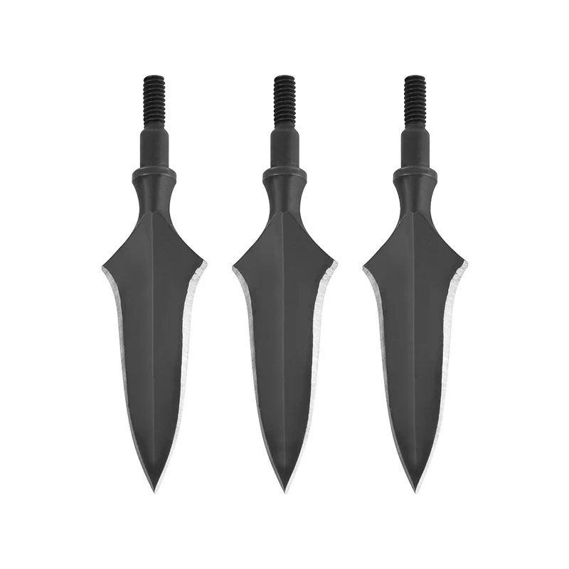 12pcs Hunting Arrowhead Arrow Points Iron Broadheads Target Arrow Head for Recurve Compound Bow Archery Shooting Accessories